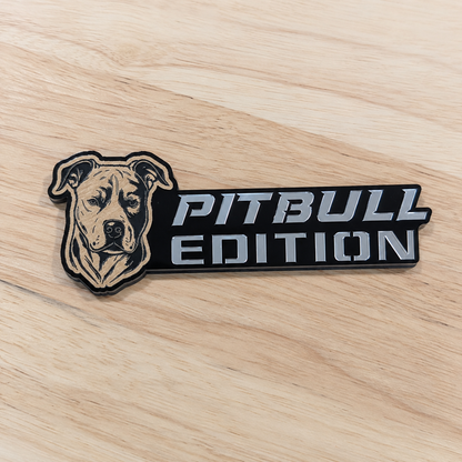 Badge de voiture édition chien personnalisé