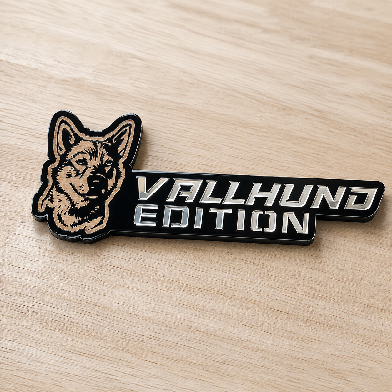 Badge de voiture édition chien personnalisé