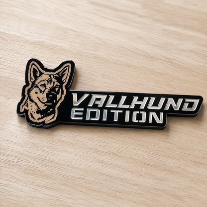 Badge de voiture édition chien personnalisé