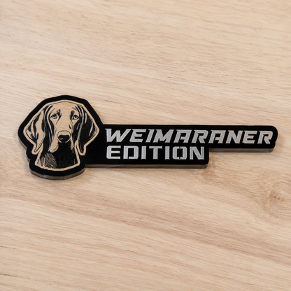 Badge de voiture édition chien personnalisé