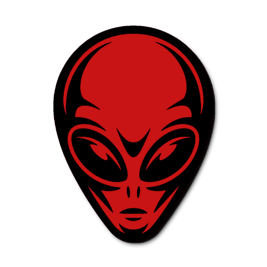Custom Alien Head Badge