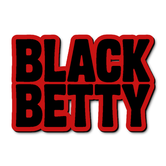 Custom Black Betty Badge