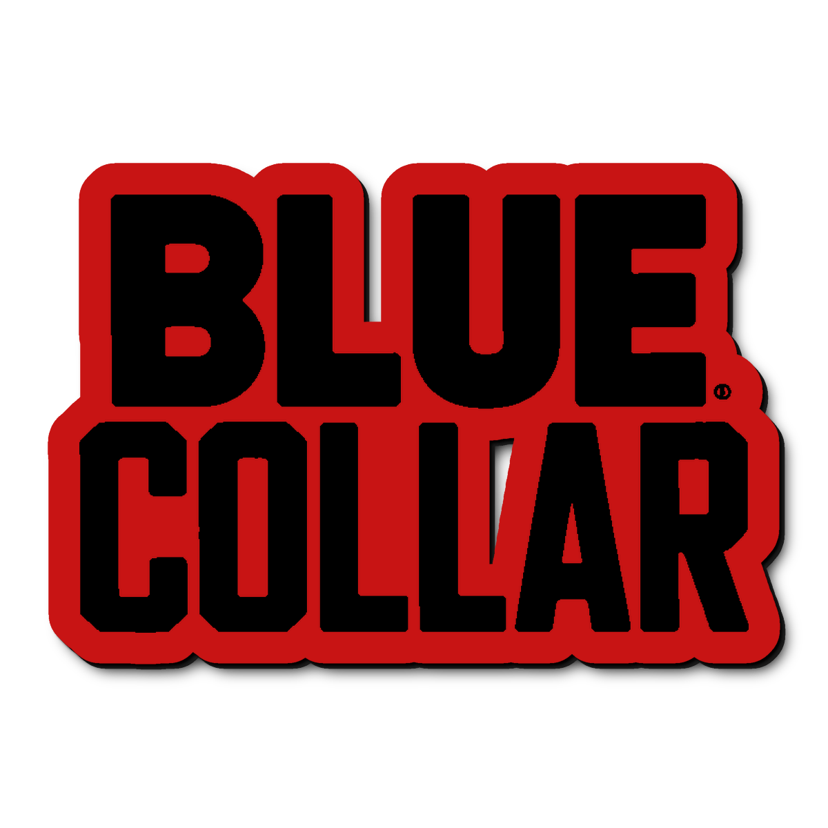 Custom Blue Collar Badge