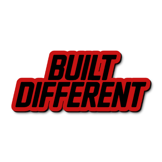 Custom Built Different Badge