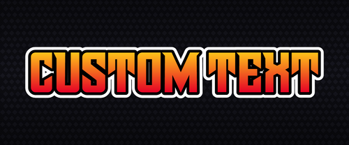 Emblème de voiture entièrement personnalisé - Design empilé - Concevez le vôtre - Montage personnalisé