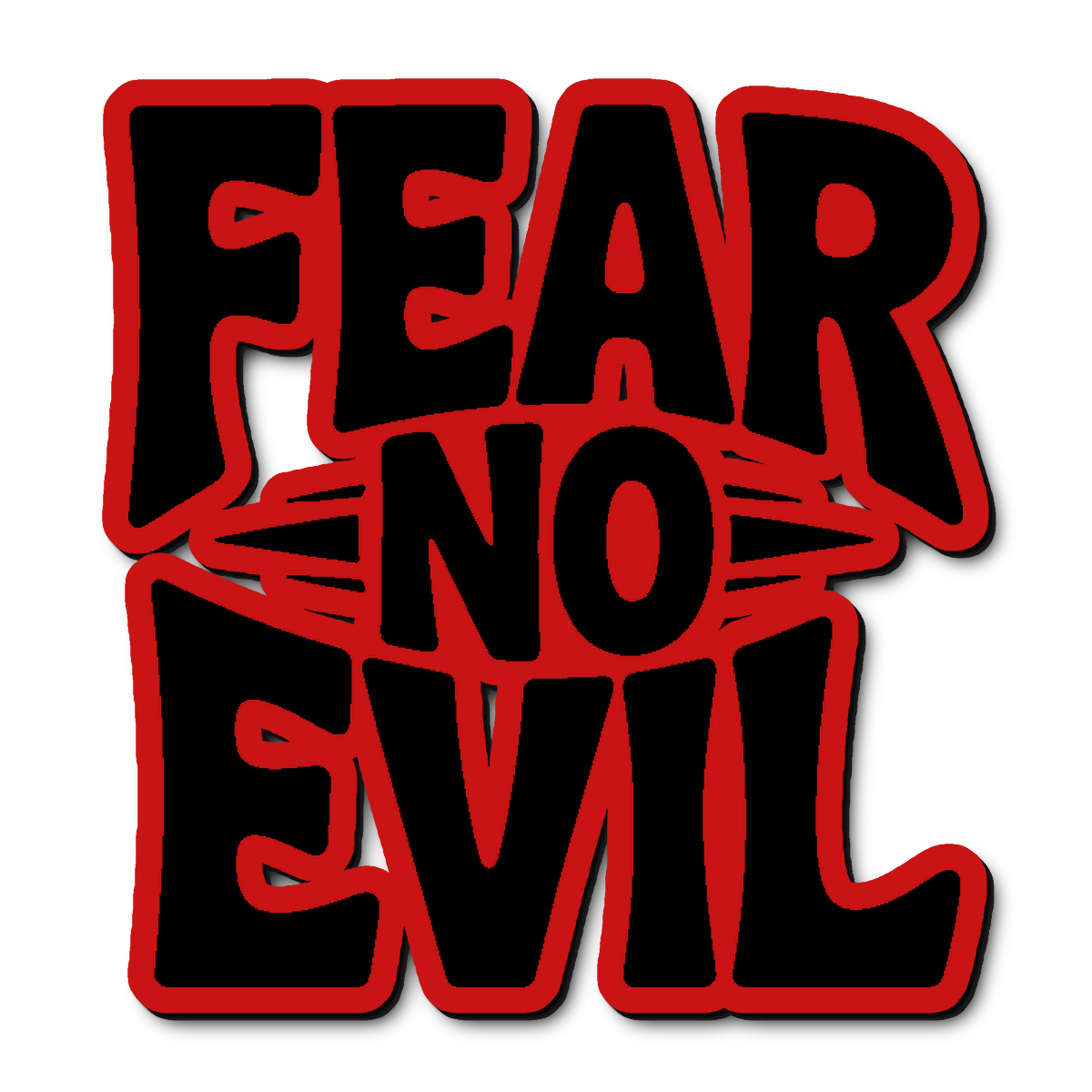 Custom Fear No Evil Badge