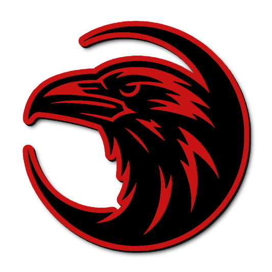 Custom Moon Raven Badge