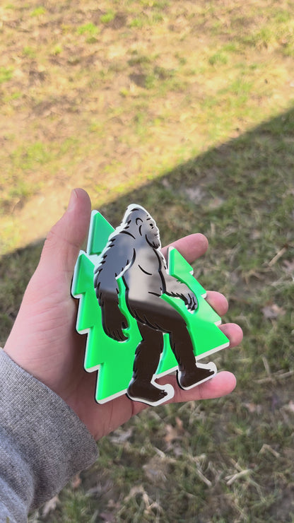 Big Foot Car Badge