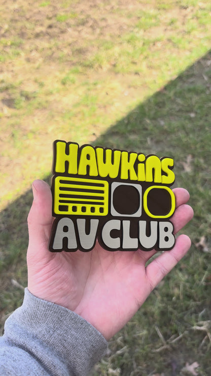Hawkins AV Club Car Badge
