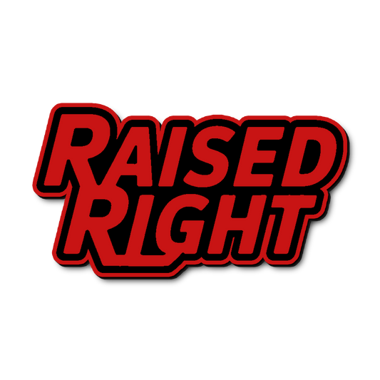 Custom Raised Right Badge