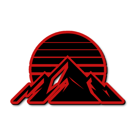 Custom Retro Sun Badge