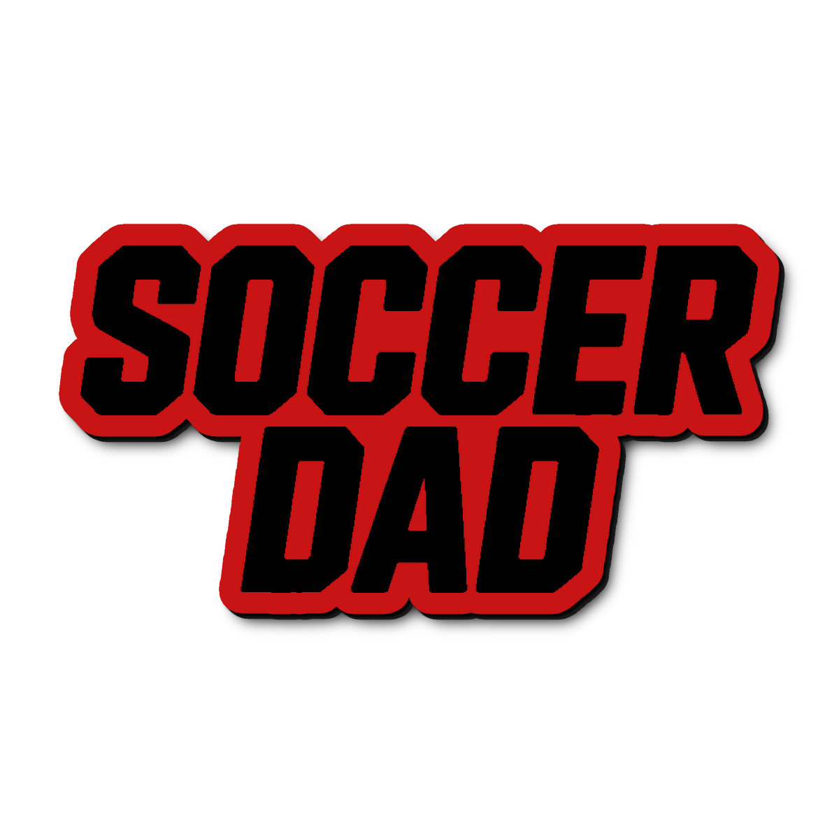 Custom Soccer Dad Badge – Atomic Car Concepts