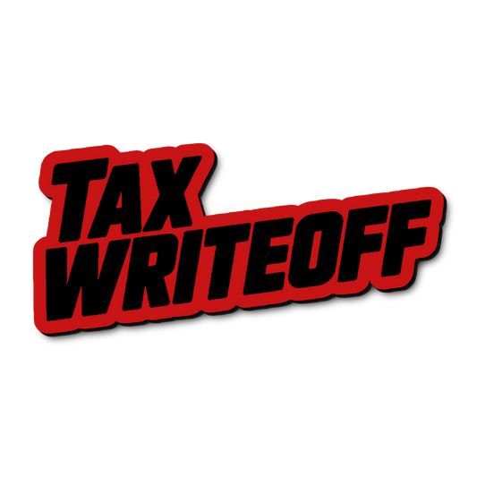 Custom Tax Writeoff Badge