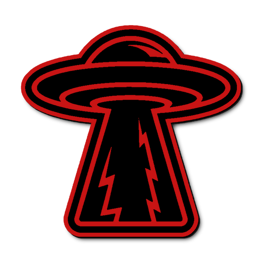 Custom Ufo Beam Badge