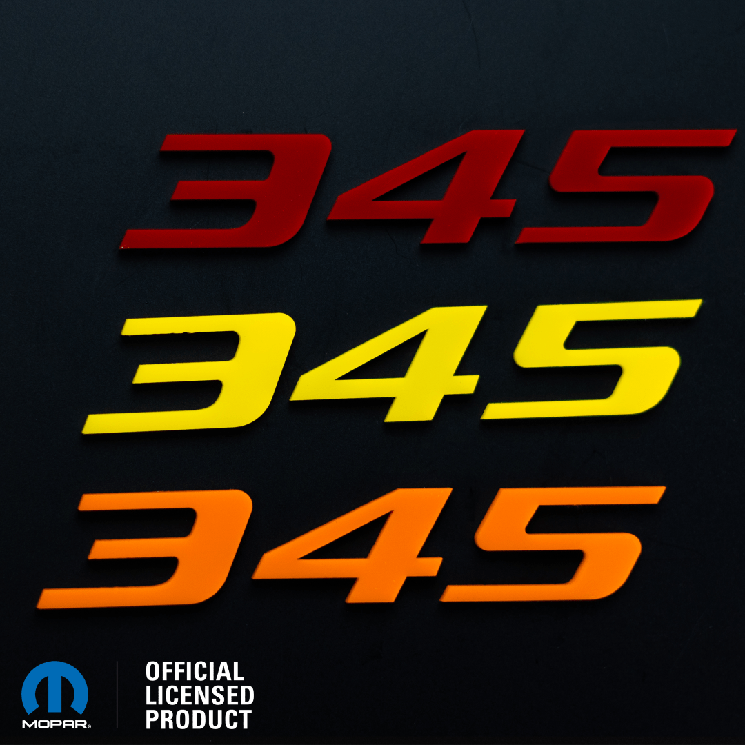 345 Mask 345® Badge - Single Layer - Choose Your Color - Officially Licensed Pr ...