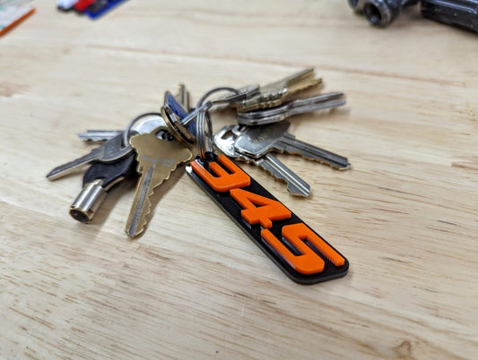 345 Keychain - Choose Your Colors - Atomic Car Concepts