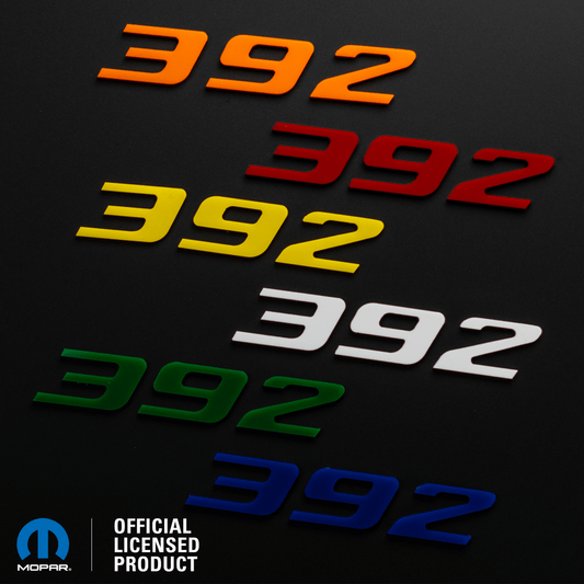 392 Badge - Single Layer - Choose Your Color - Atomic Car Concepts