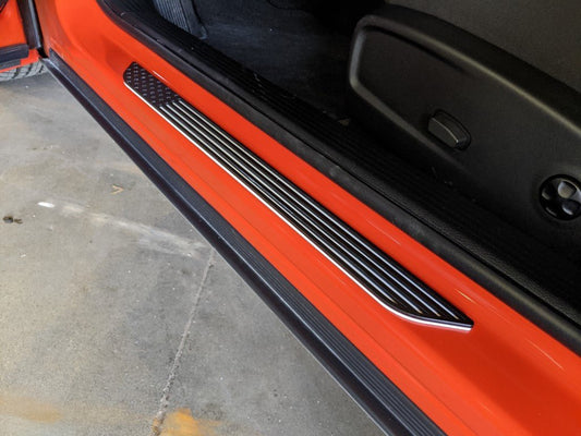 American Flag Door Sill Pair - Fits 15-21 Challenger® - Atomic Car Concepts