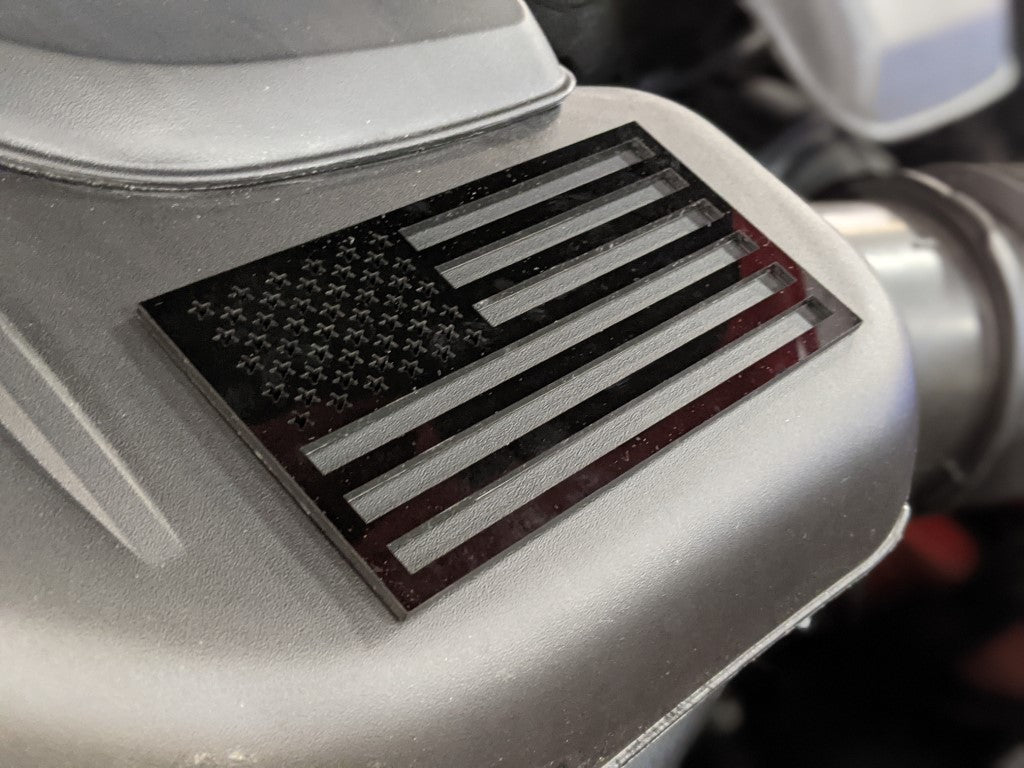 American Flag Fender Badge - Pair – Atomic Car Concepts