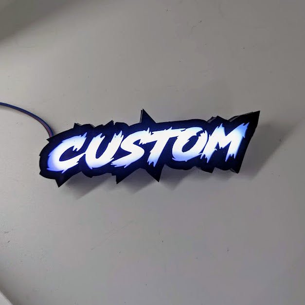 Led Custom Emblem Atomic Car Concepts - Custom Vehicle Emblems and Accessories