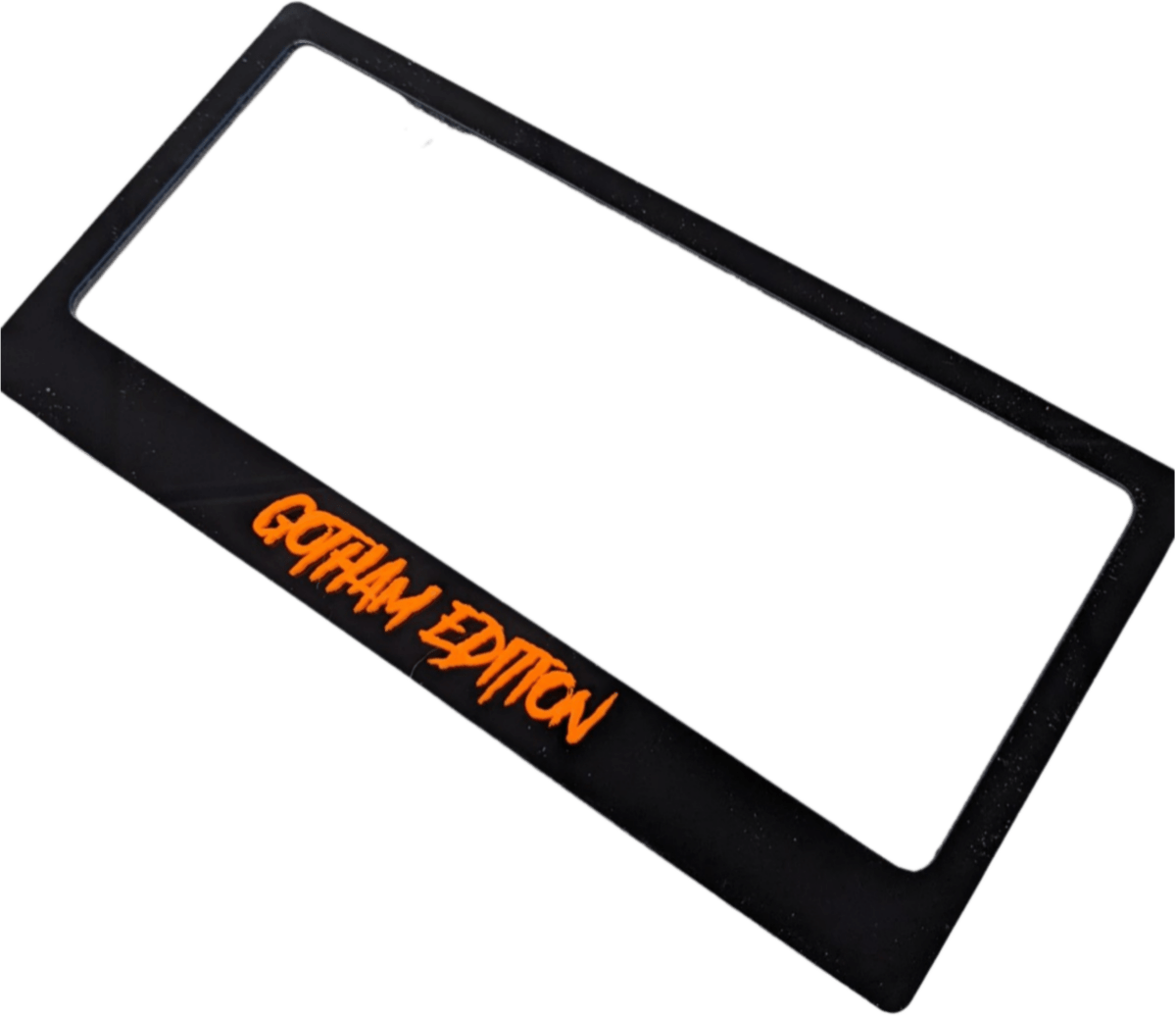 Custom Text Badge Bundle - License Plate Frames, LED Badge, Single Layer Text Badges and Cupholder Bottoms - Atomic Car Concepts