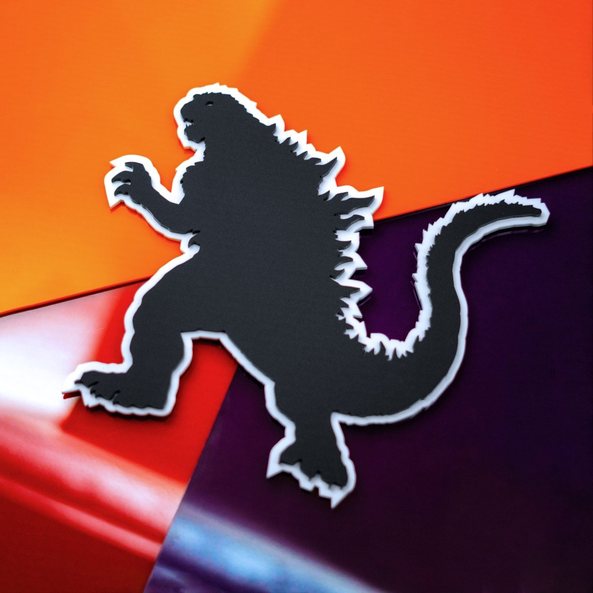 Godzilla Inspired Icon Badge - Tape Mount - Atomic Car Concepts