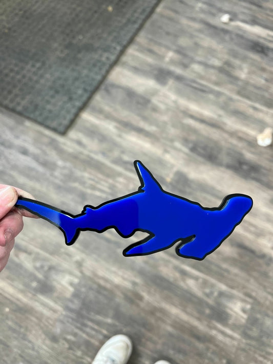 Hammerhead Shark Icon Badge