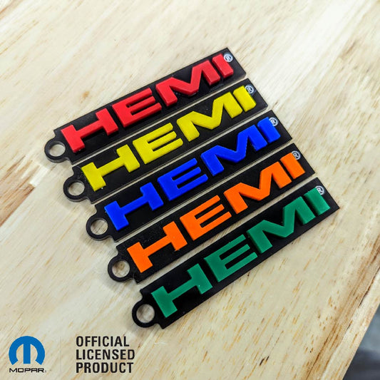HEMI® Keychain - Choose Your Colors - Atomic Car Concepts