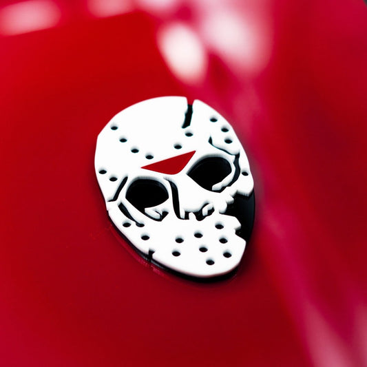 Jason Mask Inspired Icon Badge - Tape Mount - Atomic Car Concepts