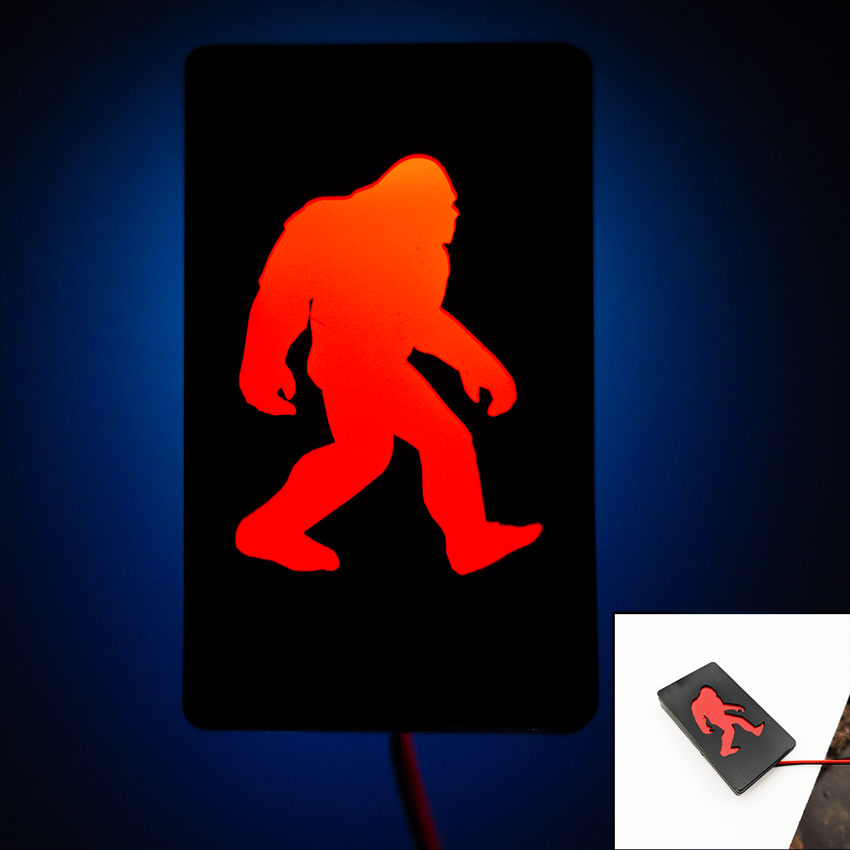 LED Light Up Yeti Badge - Fits Mustang® Grille or Trunk - Atomic Car Concepts