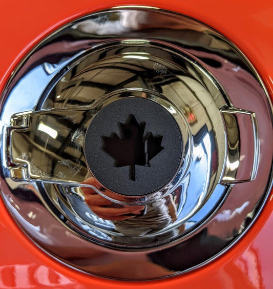 Maple Leaf Fuel Lid Badge - Fits 15-21 Challenger® - Atomic Car Concepts