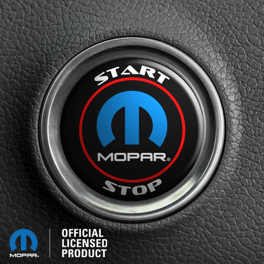 Mopar Engine Start Button Overlay - Official Licensed Product - Atomic Car Concepts