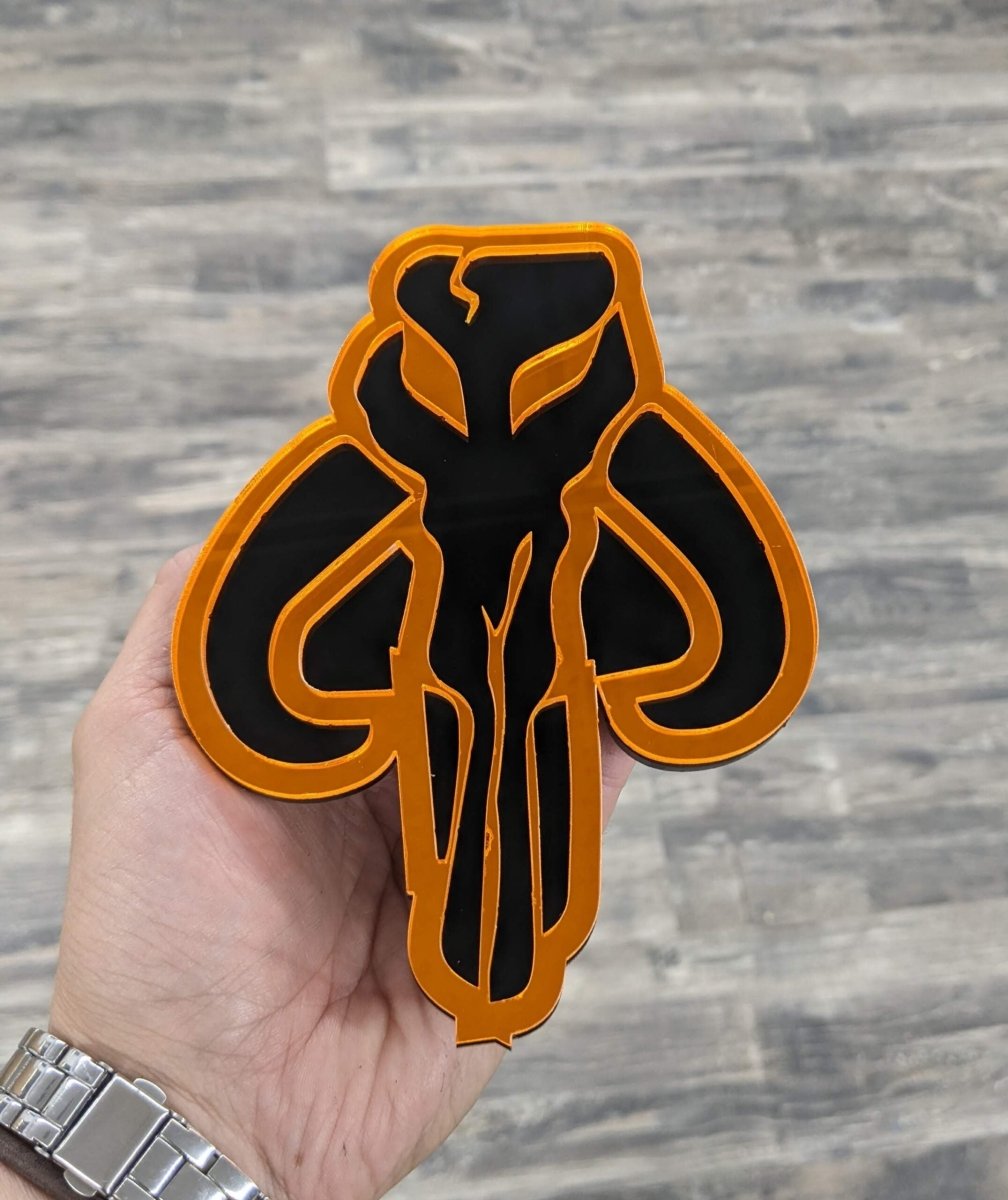 Mythosaur Skull Icon Badge - Tape Mount - Atomic Car Concepts