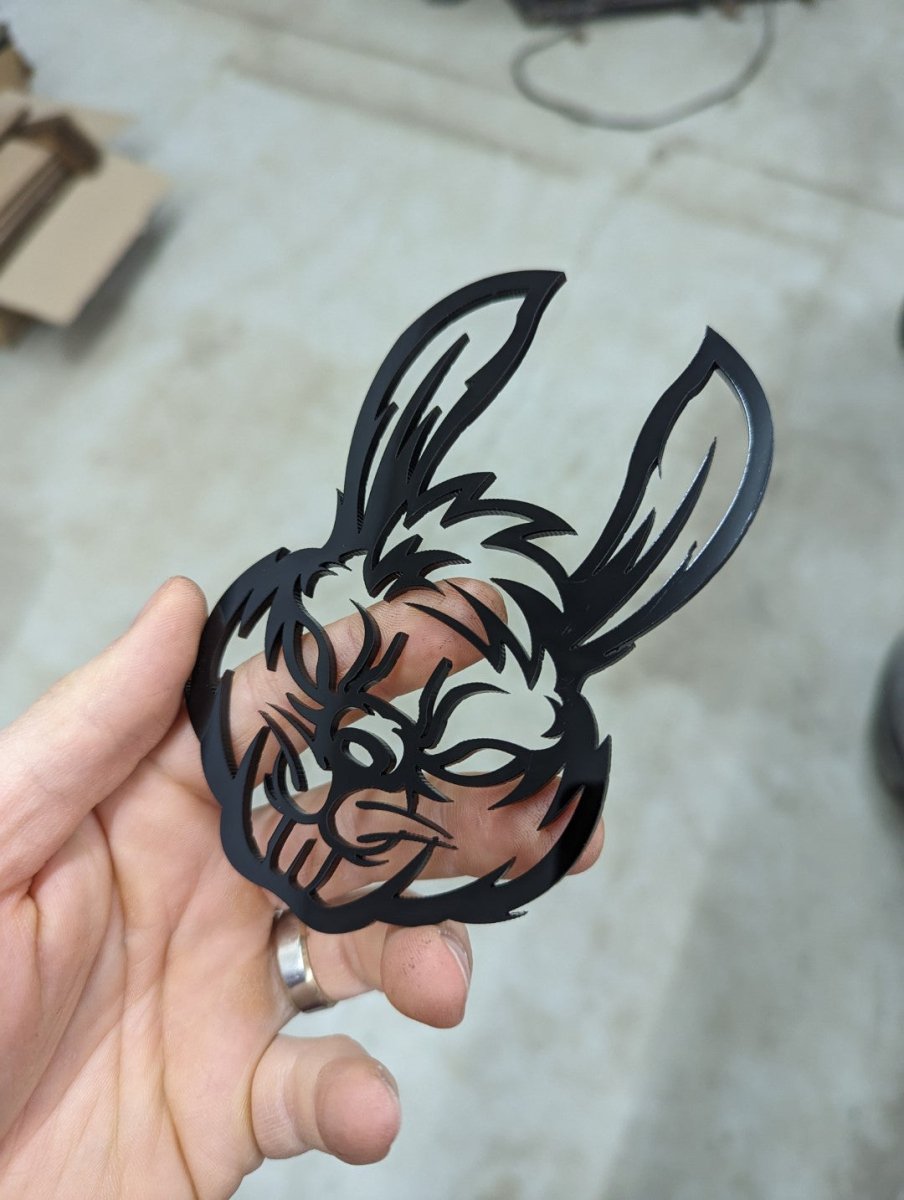 Rabbit Icon Badge - Tape Mount - Atomic Car Concepts