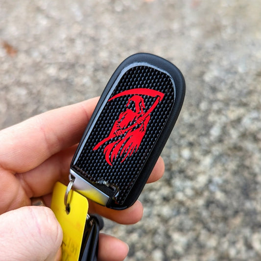 Reaper Key Fob Decal - Fits Many Dodge®, Jeep® and RAM® Key - Atomic Car Concepts