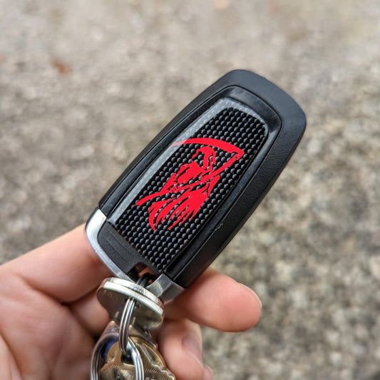 Reaper Key Fob Decal - Fits Mustang® and Many other Ford® Vehicles - Atomic Car Concepts