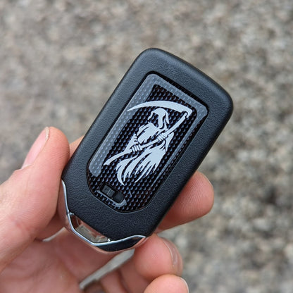 Reaper Key Fob Inlay Decal - Fits Multiple Honda® Keys - Atomic Car Concepts