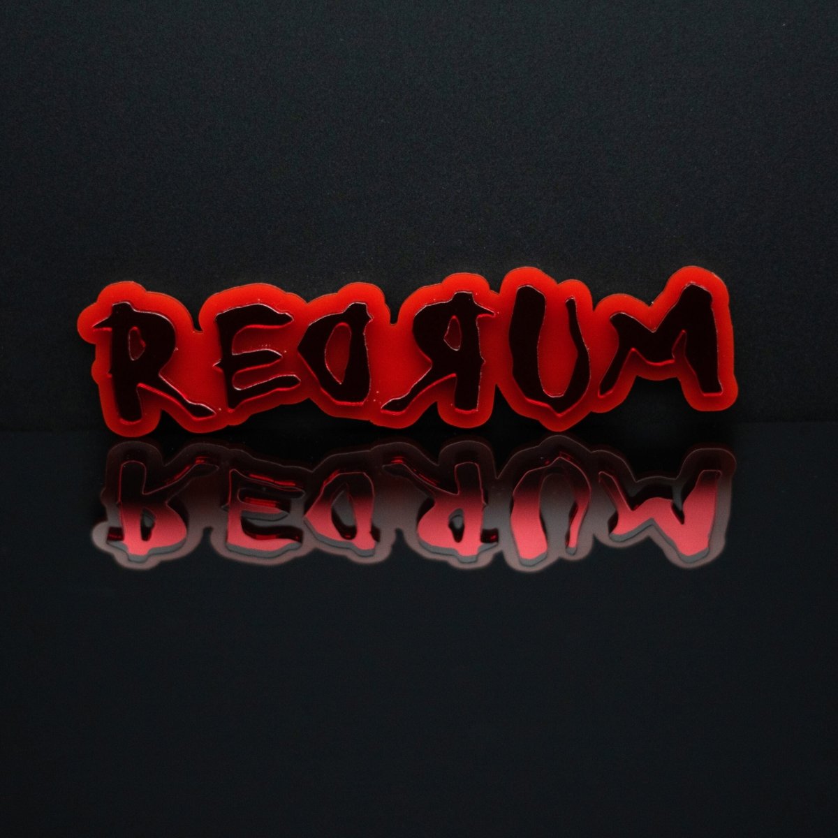 REDRUM Icon Badge - Tape Mount - Atomic Car Concepts