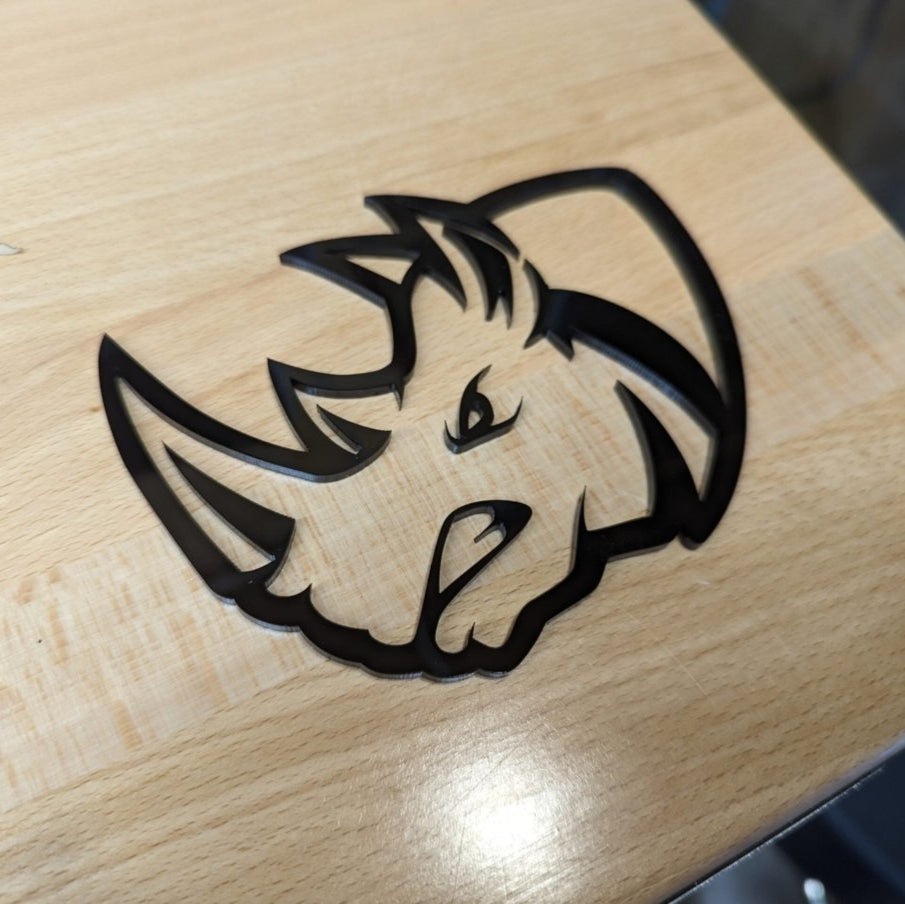 Rhino Icon Badge - Tape Mount – Atomic Car Concepts