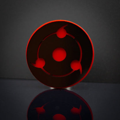 Sharingan Inspired Icon Badge - Tape Mount - Atomic Car Concepts