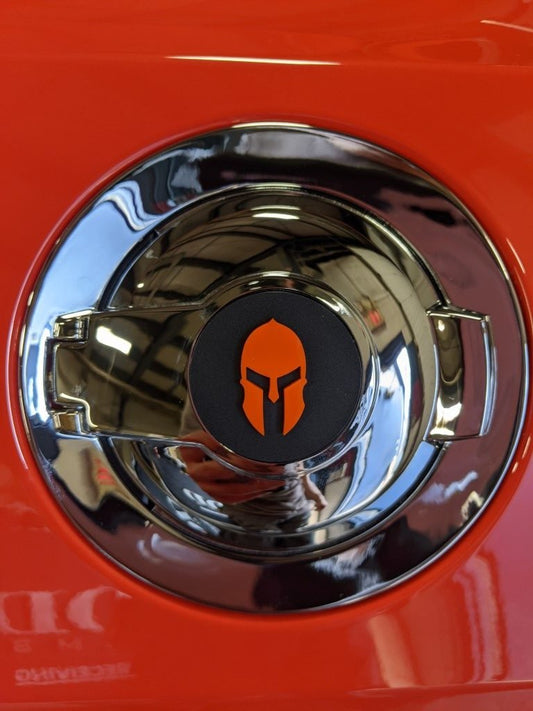 Spartan Fuel Lid Badge - Fits 15-21 Challenger® - Atomic Car Concepts