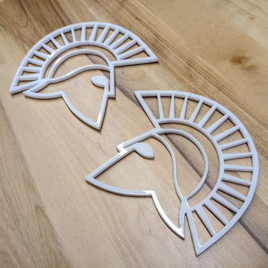 Spartan Icon Badge Pair - Tape Mount - Atomic Car Concepts