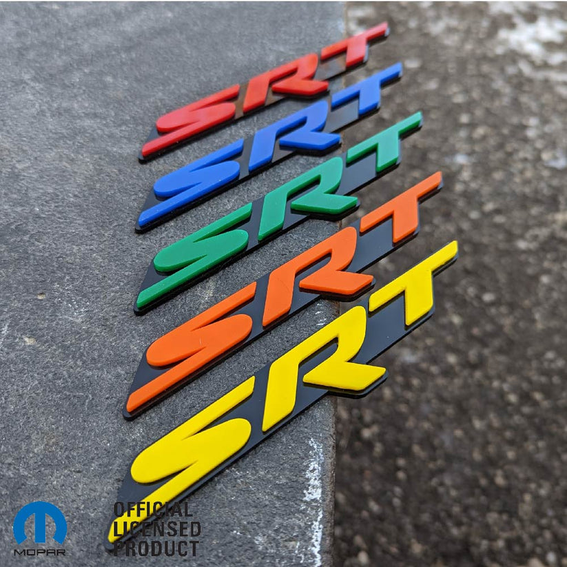 Srt Sticker SRT® Badge - Grille or Body Mount - Officially Licensed Product ...