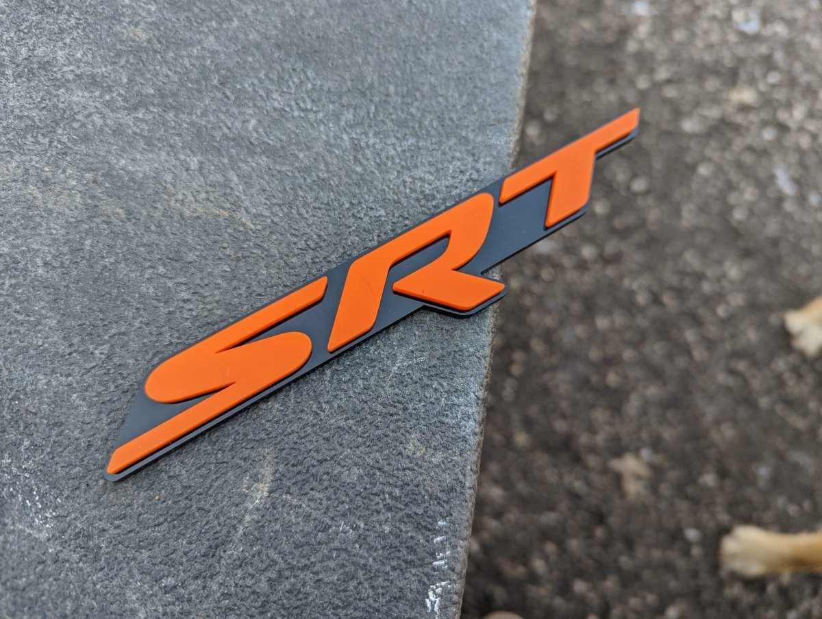 SRT Badge - Grille or Body Mount - Atomic Car Concepts