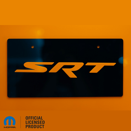 SRT License Plate Cover - Officially Licensed Product - Atomic Car Concepts