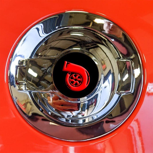 Upload Your Own Custom Fuel Lid Badge - Custom Design - Fits 15-21 Challenger® - Atomic Car Concepts