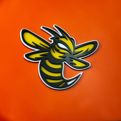 Yellowjacket Icon Badge - Tape Mount - Atomic Car Concepts